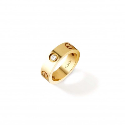 CARTIER LOVE RING, CLASSIC MODEL, 3 DIAMONDS CRB4032400